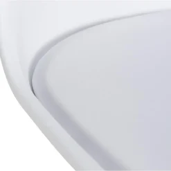 CLP Set van 6 Eetkamerstoel Ramsey natura Frame - Kunststof - wit Outlet