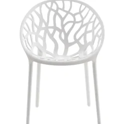 CLP Set van 4 Tuinstoel Hope Kunststof - wit Online