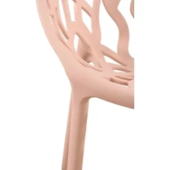 CLP Set van 4 Tuinstoel Hope Kunststof - roze Clearance