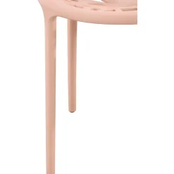 CLP Set van 4 Tuinstoel Hope Kunststof - roze Clearance