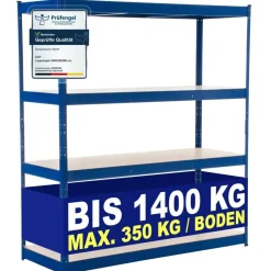 CLP Stellingkast regal Metaal - blauw