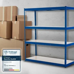 CLP Stellingkast regal Metaal - blauw