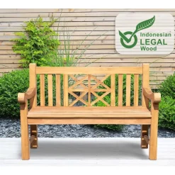 CLP Teakbank Florida 120 cm Sale