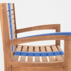 CLP Teakbank Teakbank 120 cm mit Abdeckhaube 120 cm Discount