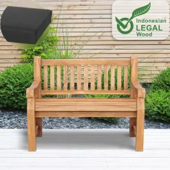 CLP Tuinbank Jackson V2 120 cm - donkergrijs Clearance