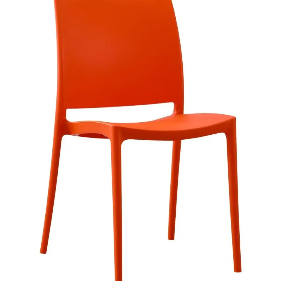 CLP Tuinstoel Meton Kunststof - oranje New