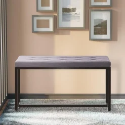 CLP 2-zits Bankje Barci 100 cm - donkergrijs Clearance