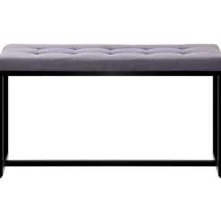 CLP 2-zits Bankje Barci 100 cm - donkergrijs Clearance