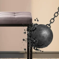 CLP 2-zits Bankje Barci 100 cm - grijs Best