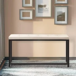 CLP 2-zits Bankje Barci 100 cm - creme Outlet