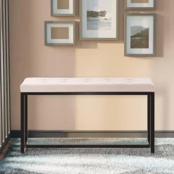 CLP 2-zits Bankje Barci 100 cm - creme Clearance