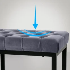 CLP 2-zits Bankje Polson 150 cm - grijs Sale