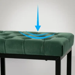 CLP 2-zits Bankje Polson 120 cm - groen New