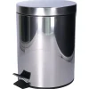 CM Pedaalemmer Shine - zilver - 5L - metaal - wc/badkamer