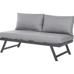 Beliani COCCORINO - Tuinset - Grijs - Aluminium Clearance