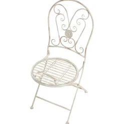 Leen Bakker COGGIA - Set van 2 tuinstoelen - Lichtbeige - IJzer Clearance