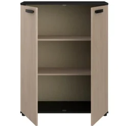 Parisot Commode Celestia met 2 deuren - eikdecor/zwart Discount