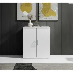 Emob Commode Viviane 60cm met 2 deuren - wit