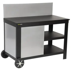 COOK'IN GARDEN - Desserte noire NOVA pour plancha New