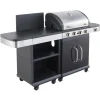 Cook'in Garden Barbecue FIDGI 8 - Zwart - Staal Sale