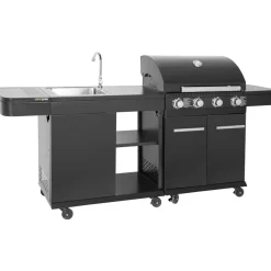 Cook'in Garden Modulaire buitenkeuken FYRA - Zwart - Staal Clearance