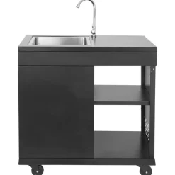 Cook'in Garden Modulaire buitenkeuken FYRA - Zwart - Staal Clearance