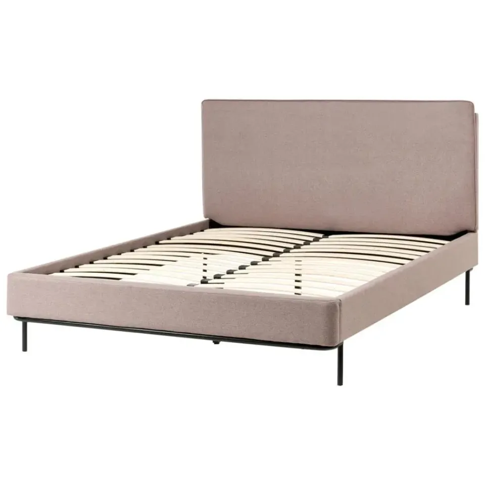 Leen Bakker CORIO - Tweepersoonsbed - Taupe - 140 x 200 cm - Polyester Best