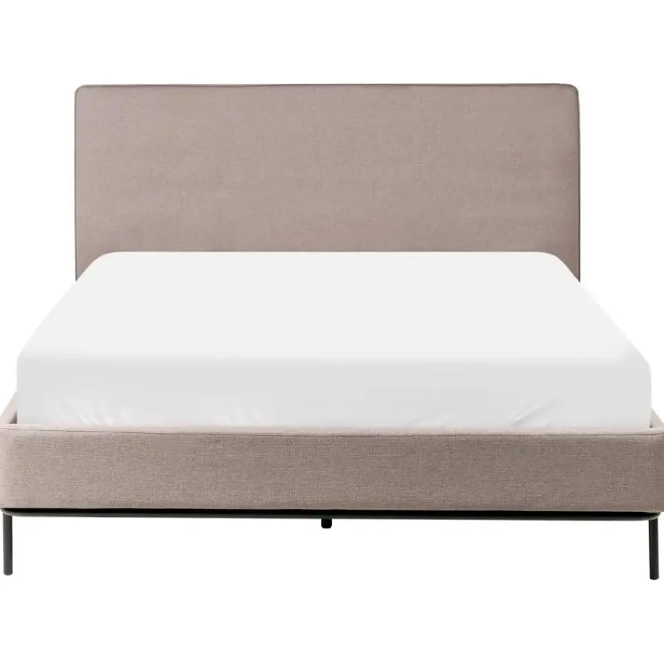 Leen Bakker CORIO - Tweepersoonsbed - Taupe - 140 x 200 cm - Polyester Best