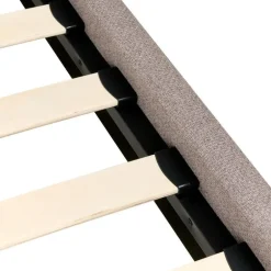 Leen Bakker CORIO - Tweepersoonsbed - Taupe - 140 x 200 cm - Polyester Best