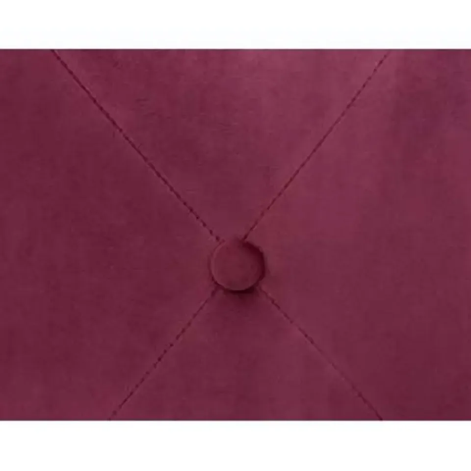 Beliani COROLLA - Poef - Rood - 40 cm - Fluweel Online