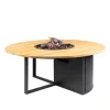 Cosi Fires Cosiloft vuurtafel 120 cm rond zwart teak Sale