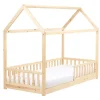 Beliani COSSAYE - Kinderbed - Lichtbruin - 90 x 200 cm - Grenenhout Hot