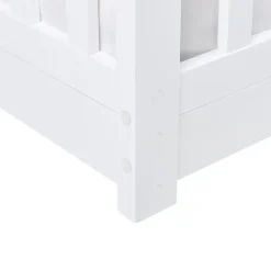 Beliani COSSAYE - Kinderbed - Wit - 90 x 200 cm - Grenenhout Best