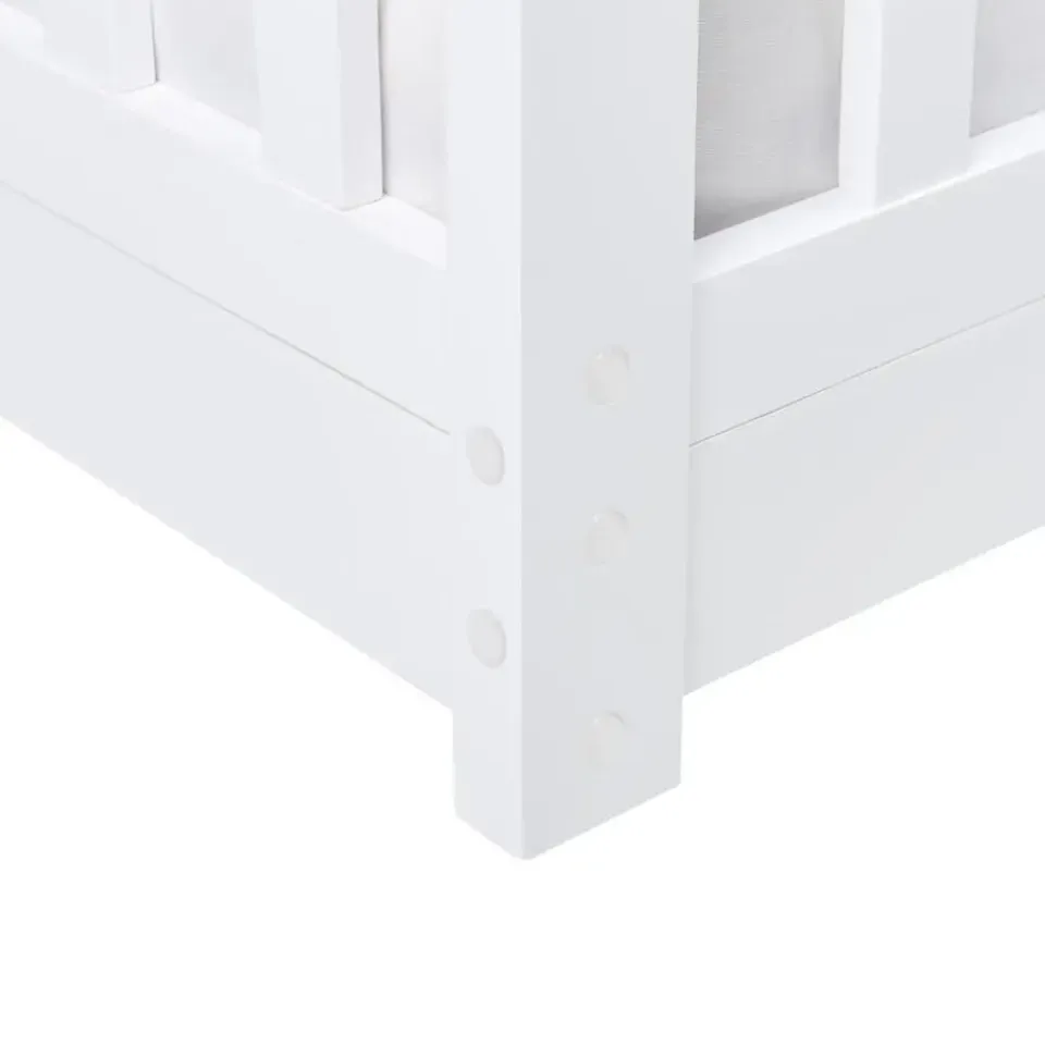 Beliani COSSAYE - Kinderbed - Wit - 90 x 200 cm - Grenenhout Best