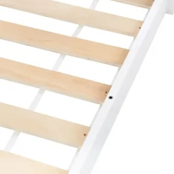 Beliani COSSAYE - Kinderbed - Wit - 90 x 200 cm - Grenenhout Best