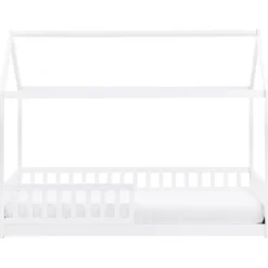 Beliani COSSAYE - Kinderbed - Wit - 90 x 200 cm - Grenenhout Best