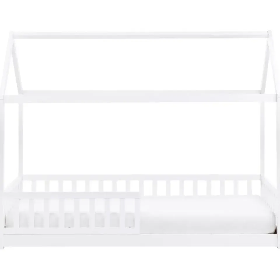 Beliani COSSAYE - Kinderbed - Wit - 90 x 200 cm - Grenenhout Best