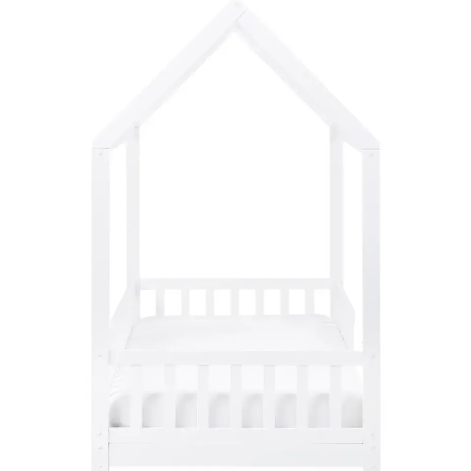 Beliani COSSAYE - Kinderbed - Wit - 90 x 200 cm - Grenenhout Best