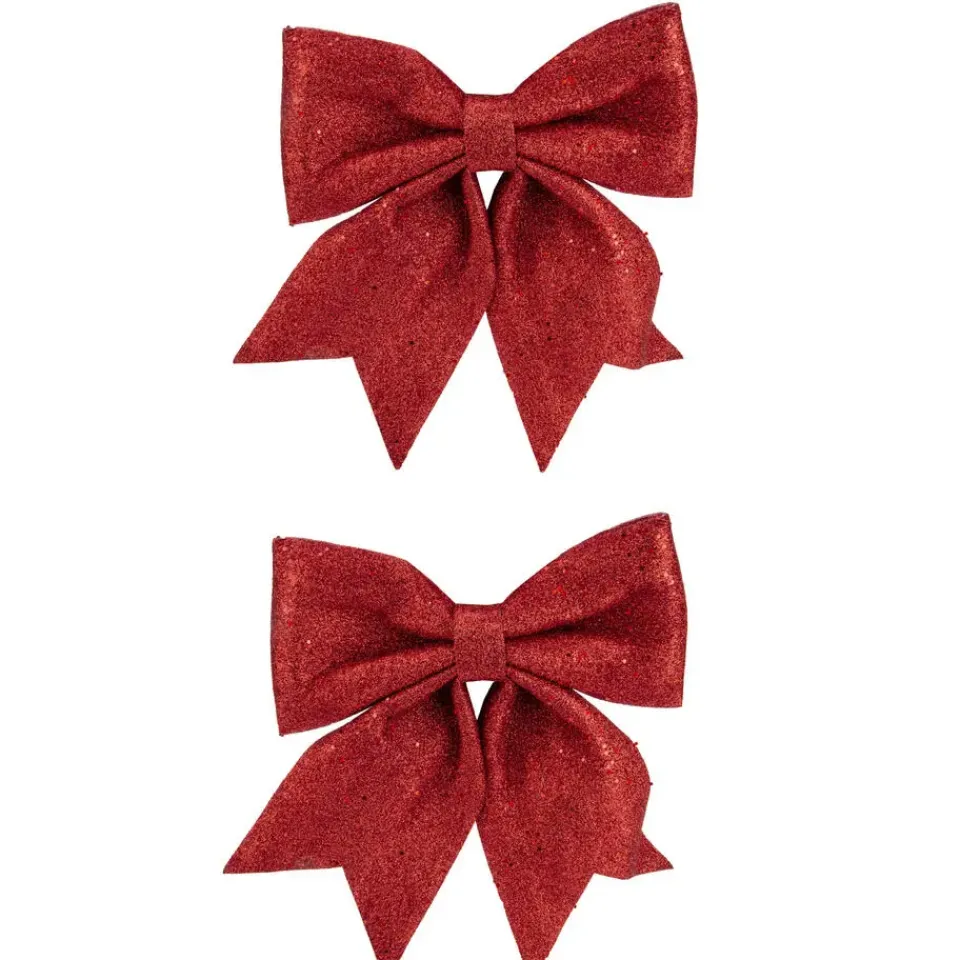 Cosy & Trendy Kersthanger - strik - rood - 30 x 35 cm Clearance