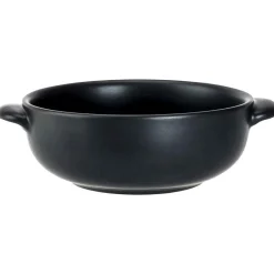 Cosy & Trendy Soepkommetjes - 400 ML - zwart - porselein - D13 cm Outlet