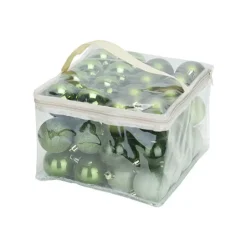 Cosy & Trendy Cosy&Trendy Kerstballen - Ø 6 cm - Groen - Set-48 New