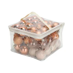 Cosy & Trendy Cosy&Trendy Kerstballen - Ø 6 cm - Kaneel - Set-48 Online