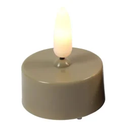 Countryfield LED waxinelichtjes - 2x stuks - beige - warm wit Online