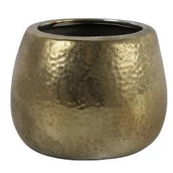 Countryfield Plantenpot Oro - terracotta - goud - 16x11.5cm Sale