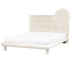 Leen Bakker CRESSAT - Tweepersoonsbed - Off-white - 140 x 200 cm - Bouclé New