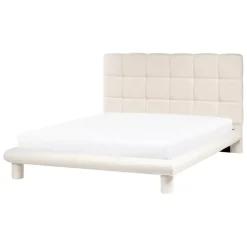 Leen Bakker CRESSAT - Tweepersoonsbed - Off-white - 140 x 200 cm - Bouclé New