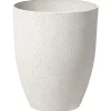 Beliani CROTON - Plantenbak - Wit - 35 cm - Stenenmix Outlet