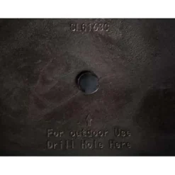 Beliani CROTON - Plantenbak - Wit - 35 cm - Stenenmix Outlet