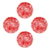 Merkloos Crow Canyon Home Dinerborden Splatter - Set van 4 - Rood Online