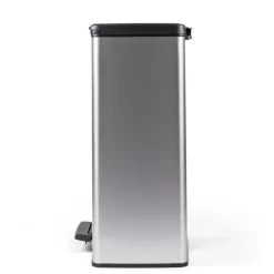 Curver Decobin Prullenbak - 65L - Rechthoekig - Zilver metallic Sale